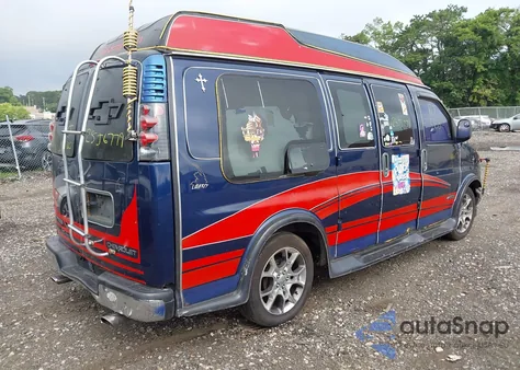 2001 Chevrolet Express Upfitter from USA, damaged, VIN 1GBFG15M011241421